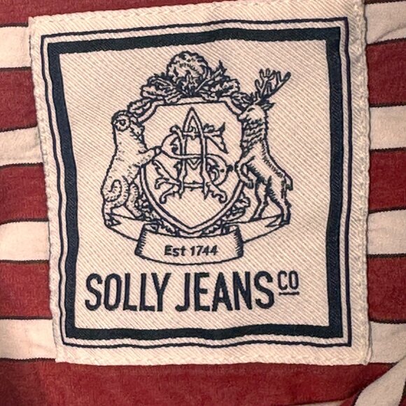 Solly Jeans Co Mens M/L (40) Stripe Dress Shirt Preppy 90s Y2K Old Money Retro - Picture 4 of 10
